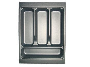 Plastic Cutlery Insert Depth 423 mm to Suit Matrix Box S Drawer Systems For cabinets with 18/19 mm board thickness Width 401 for cabinet width 500 mm anthracite 556.85.303
