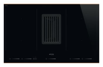 Smeg DSN HOBD682R1 Hob Ind+Extr 4Z Copper 536.64.151