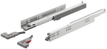 Concealed Runners Full Extension Load Capacity 30 kg Matrix Box Slim A With self closing and soft closing mechanism Drawer length 300 mm cabinet depth 318 mm extension length 283 mm 433.03.651