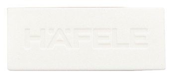 MX Slim A Hafele Logo Cover Caps Plastic Wht 552.31.770