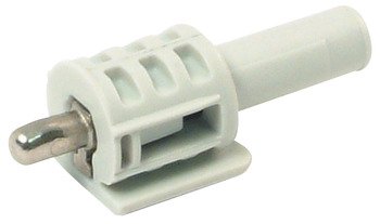 Concealed Shelf Support Plug in with Spring for Ø 5 mm Hole for Wooden Shelves Light grey 282.84.500