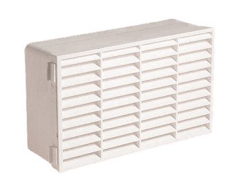 Manrose 236x142mm Airbrick Adapter PVC Wht 565.30.839