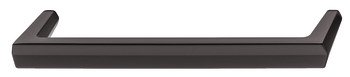 Fion Pull Handle Zinc Alloy Matte Black 160mm Fixing Centres