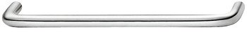 D Pull Handle Steel Polished Chrome D8x30mm 96mm Fixing Centres 116.07.225
