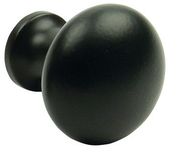 Buxton Knob Cast Iron Black D35x38mm 119.12.300