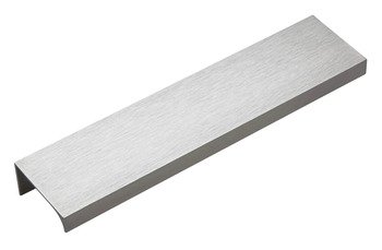 Vidya Profile Handle Aluminium Nickel 40x20x128mm Fixing Centres 126.45.082