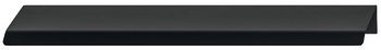 Curve Profile Handle Aluminium Matte Black 128mm Fixing Centres
