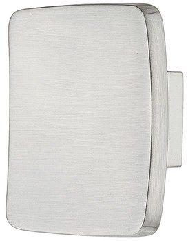 Flynn Knob Zinc Alloy Stainless Steel Effect 57x57mm 131.11.000