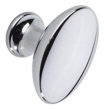 Pearl Knob Zinc Alloy Polished Chrome 28x18x22mm 133.09.210