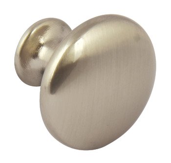 Cassius Knob Zinc Alloy Stainless Steel Effect D29.5x24mm 137.35.600