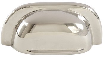 Mulberry Cup Handle Brs Polished Nickel 64mm Fixing Centres 151.40.203