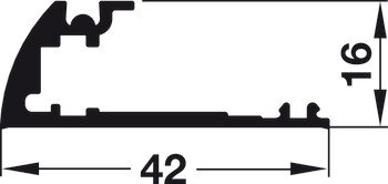 Hawa Libra 20H Vertical Front Trk 2.5m 403.21.925