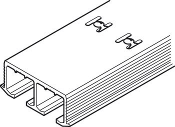 Hawa Clipo 36GPK+36GPPK Dbl Top Trk 2.5m 405.02.622