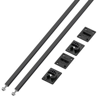 Hawa Dr Straight Fitt 1715-2275mm Anodised Black 408.32.902