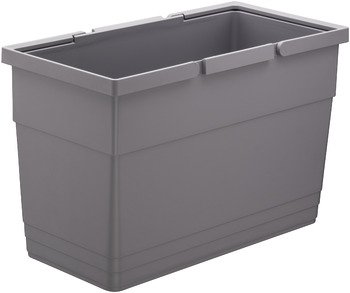 One2Four Bin 275x211x423mm 21L Aluminium Grey 502.90.203