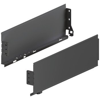MX Std Sgl Drawer Sides 120/450mm Steel Antique 514.41.504