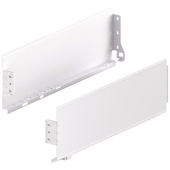 MX Std Sgl Drawer Sides 120/500mm Steel Wht 514.41.705