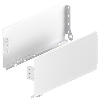 MX Std Sgl Drawer Sides 150/400mm Steel Wht 514.42.703