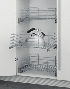 Hafele PO Bskt Set Full 400mm Chrome Wire 540.03.253
