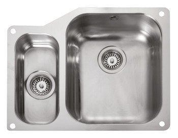 Rectangle Atl.Classic UB3515 1.5B Sink LHHB Stainless Steel 565.64.040