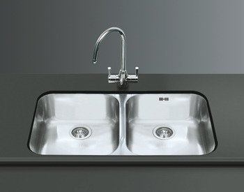 Smeg Alba UM4545 2.0B Sink UH Stainless Steel 567.97.160