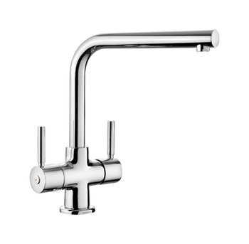 Rectangle Aquadisc 5 TAD5CM/ D.Lvr L-Tap Stainless Steel Chrome 569.51.290